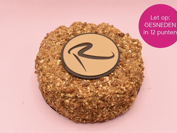 Nougatinetaart BEVROREN GESNEDEN