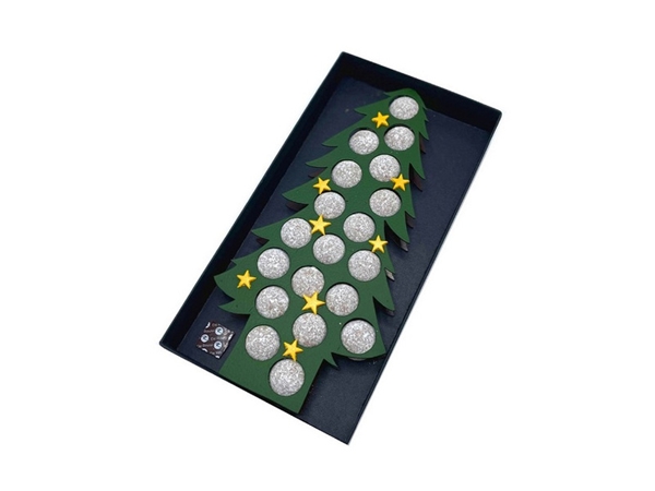 Kerstboom Champagnetruffels Presentbox