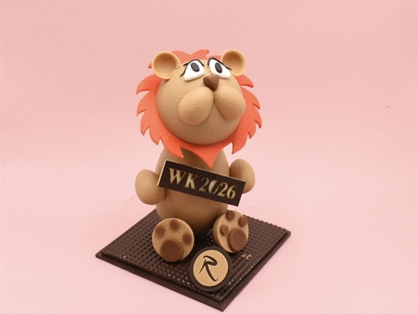 Oranje Leeuw van chocolade